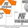 AE Mechanic Raglan T-Shirt M Orange
