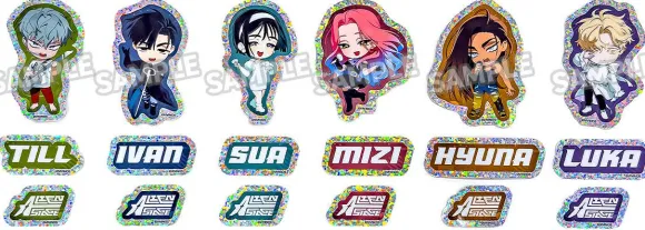 ALIEN STAGE Nendoroid Plus Holographic Sticker Set Till
