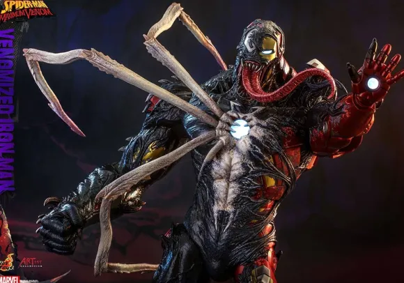 1/6 Artist Collection Fully Poseable Figure: Spider-Man: Maximum Venom - Venomized Iron Man