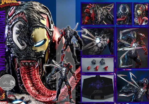 1/6 Artist Collection Fully Poseable Figure: Spider-Man: Maximum Venom - Venomized Iron Man