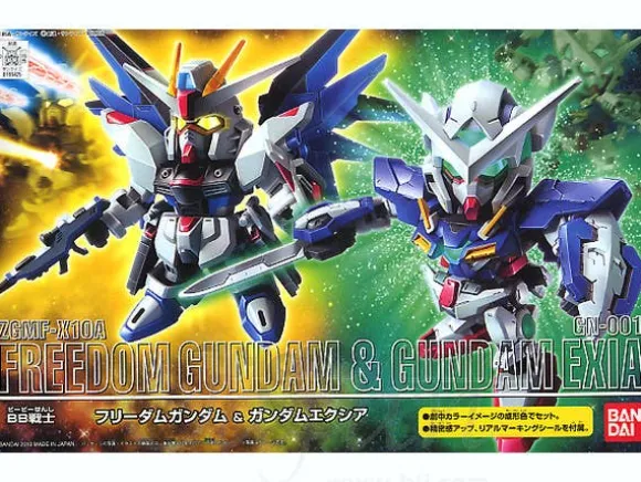 BB Freedom Gundam & Gundam Exia