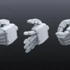 1/100 Builders Parts: Hand #02 (Zeon)