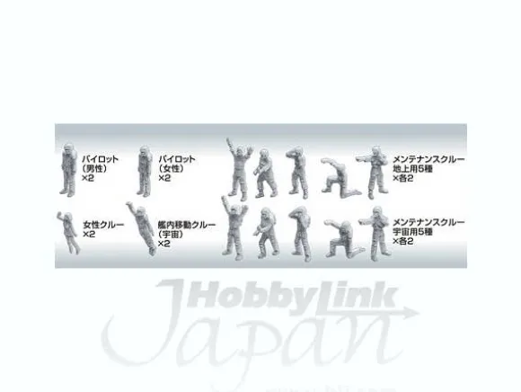 Builders Parts HD: 1/144 MS Figure #01