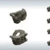 1/144 Builders Parts: MS Hand 02 (Zeon) Metallic Color