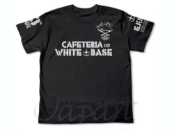 Cafeteria of White Base T-Shirt Black L