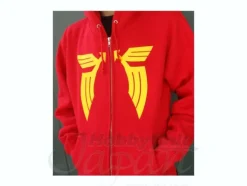 Char Zip-Up Parka Red L