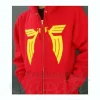 Char Zip-Up Parka Red M