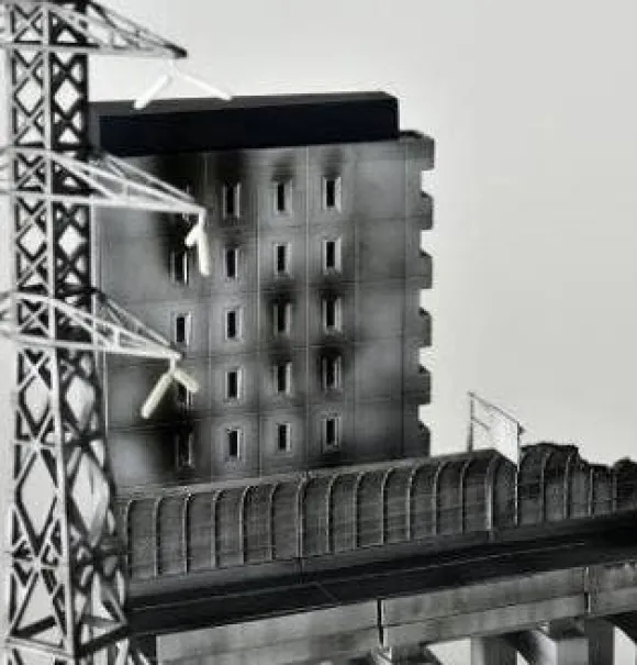 1/144 DCM15 Assault City B Urban Hotel