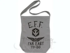 E.F.F. Far East Shoulder Tote Bag Grey