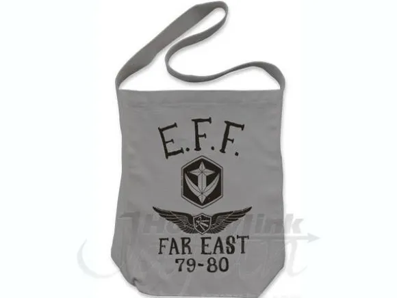 E.F.F. Far East Shoulder Tote Bag Grey