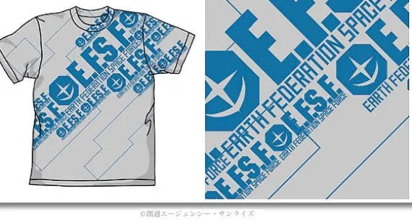 EFSF All Print T-Shirt Light Gray S