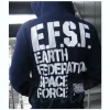 EFSF Military Zip-Up Parka Navy M