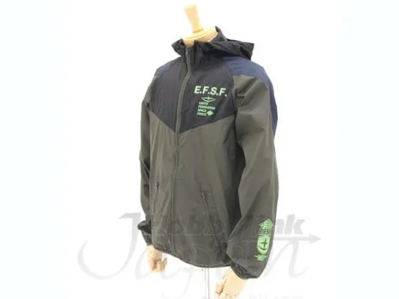 EFSF Nylon Jacket Black x Moss XL