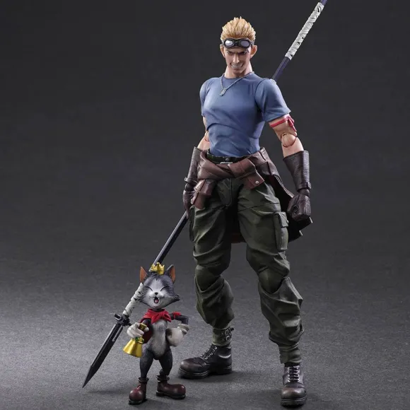 Final Fantasy VII: Advent Children Play Arts Kai: Cid Highwind & Cait Sith