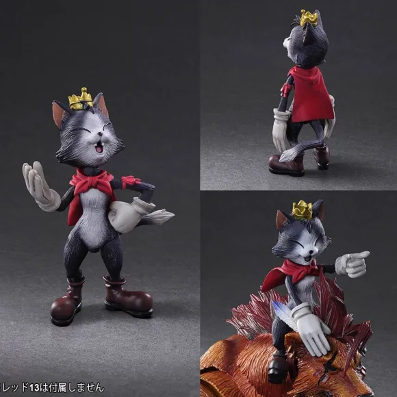 Final Fantasy VII: Advent Children Play Arts Kai: Cid Highwind & Cait Sith