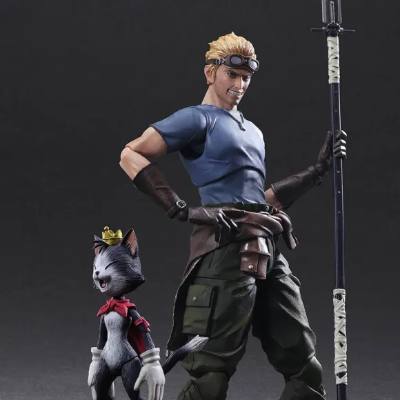 Final Fantasy VII: Advent Children Play Arts Kai: Cid Highwind & Cait Sith