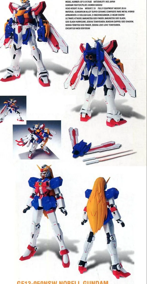GFF God Gundam & Nobel Gundam