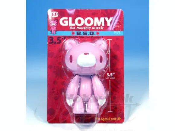 Gloomy Boldly Shaped Design Figure #2: Pink
