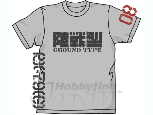 Gundam (G) T-Shirt Light Gray M