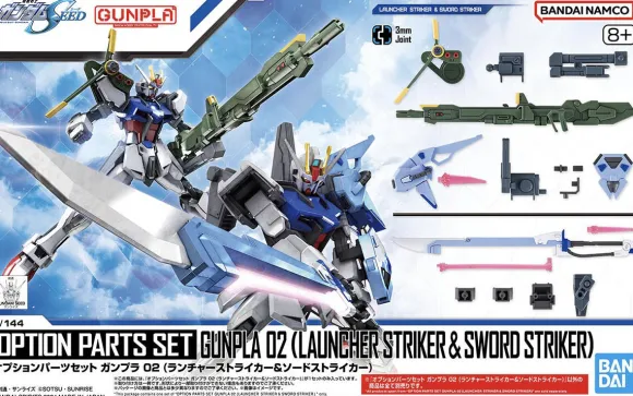 Gundam Option Parts Set Gunpla 02 (Launcher Striker & Sword Striker)