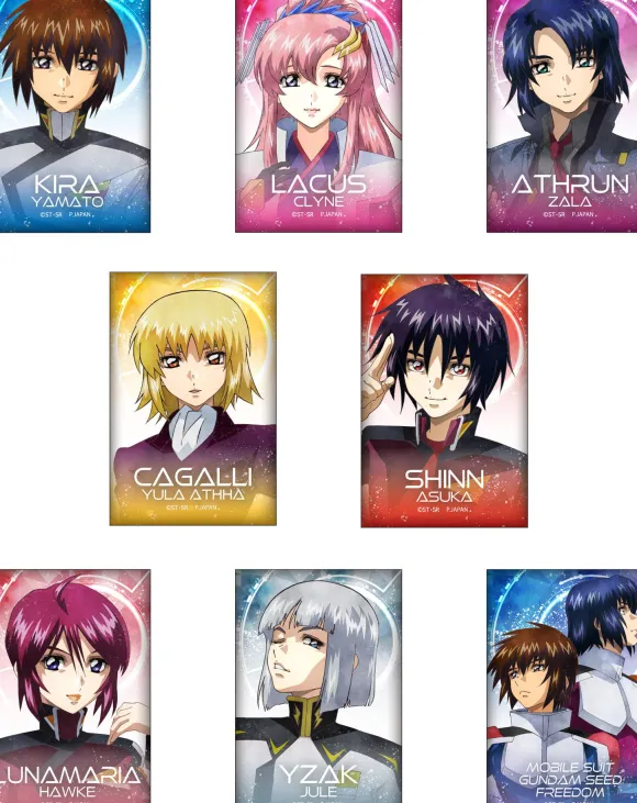 Gundam Seed Freedom: Wet Color Series Can Magnet: 1Box (8pcs)