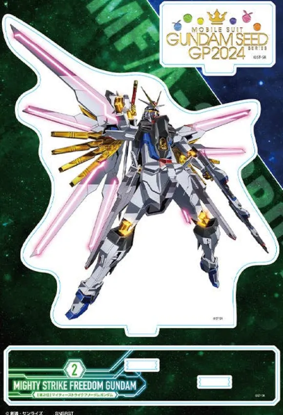 Gundam SEED GP 2024: Acrylic Stand SEED GP Mighty Strike Freedom Gundam