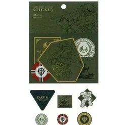 Gundam Stationery VI Sticker MS-06F (Zaku II)