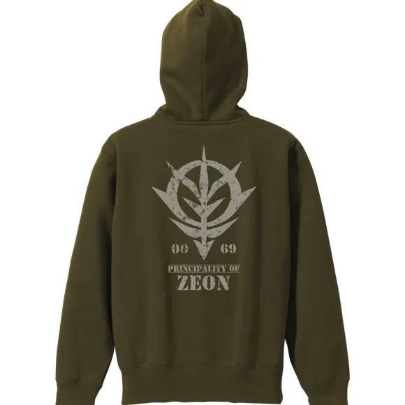 Gundam: The Zeon Army Zip Hoodie Vintage Ver MOSS XL