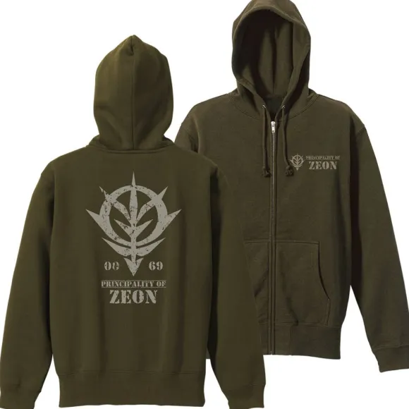 Gundam: The Zeon Army Zip Hoodie Vintage Ver MOSS XL