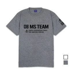 Gundam - 08th MS Team Heavy Weight T-shirt MIX GRAY L