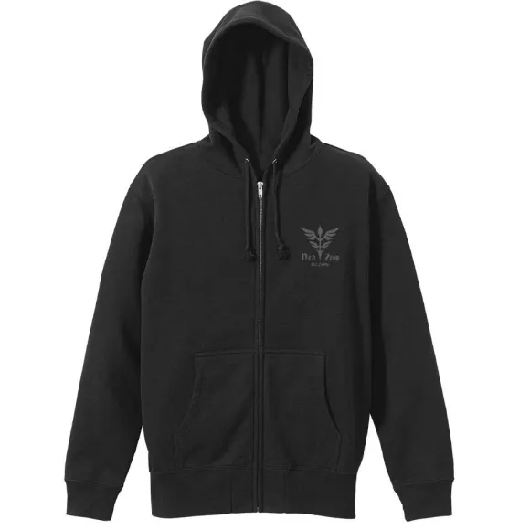 Gundam UC: Neo Zeon Zip Hoodie BLACK M