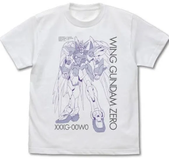 Gundam Wing: Endless Waltz: Wing Gundam Zero EW T-shirt / White - S