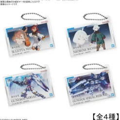 Gunpla Package Art Acrylic Ball Chain Figure-rise Standard Suletta Mercury