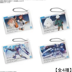 Gunpla Package Art Acrylic Ball Chain HG Gundam Aerial
