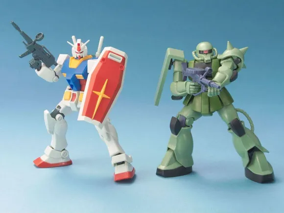 1/144 HGUC Gunpla Starter Set: Gundam Vs. Zaku II