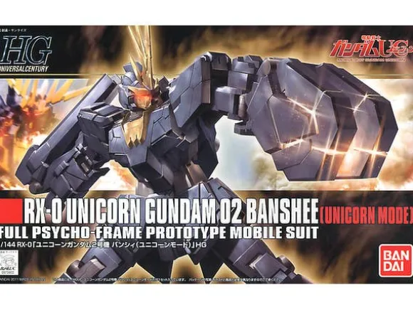 1/144 HGUC RX-0 Unicorn Gundam 02 Banshee (Unicorn Mode)