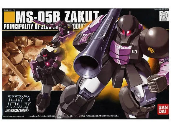 1/144 HGUC Zaku I Black Trinity