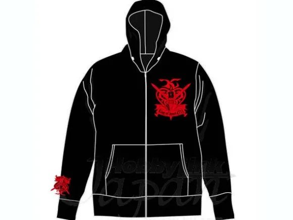 King of Heart Zip-Up Parka Black M