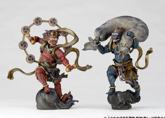 KT Project Takeya Shiki Jizai Okimono: Raijin (Red)