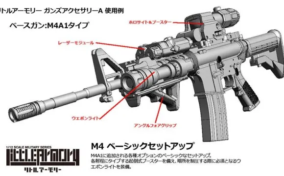 1/12 Little Armory LD022 Gun Accessories A2