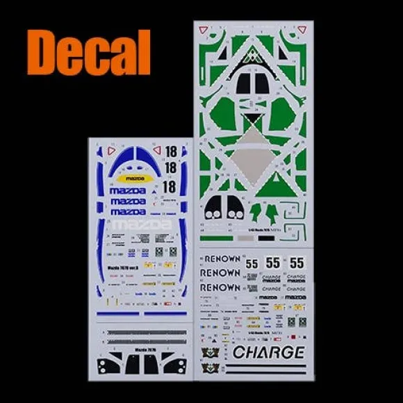 1/43 MAZDA 787B Ver.A : 1991 LM 24hours Winner #55 V.Weilder / J.Herbert / B.Gachot