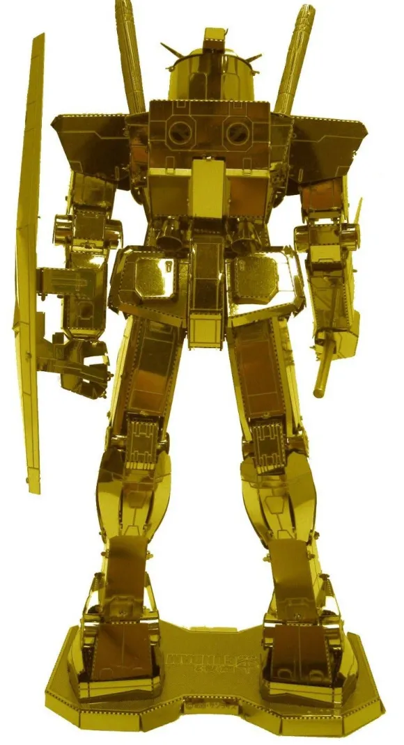 Metallic Nano Puzzle Premium Gold: Gundam