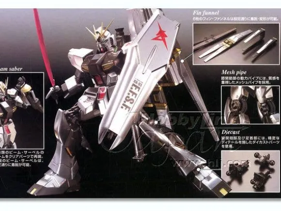 1/100 MG Nu Gundam Metallic Coating