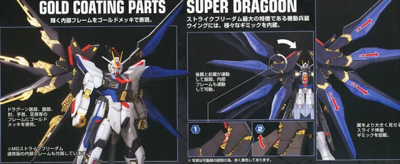 1/100 MG Strike Freedom Gundam Full Burst Mode