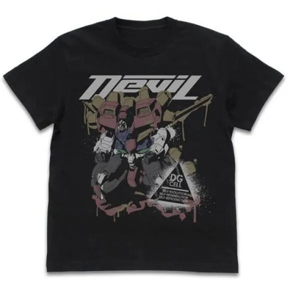 Mobile Fighter G Gundam: Devil Gundam T-shirt: Black - XL