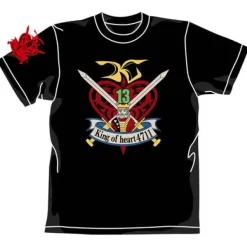Mobile Fighter G Gundam: King Of Hearts T-Shirt / Black-M