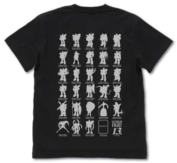 Mobile Fighter G Gundam: 13th Gundam Fight Commemorative T-shirt: Black - XL