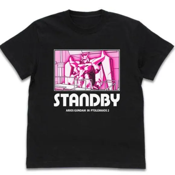Mobile Suit Gundam 00: Arios Gundam Standby T-Shirt / Black-M