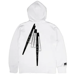Mobile Suit Gundam: Char's Counterattack: RX-93 NU Gundam Zip Hoodie / White-L
