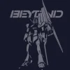Mobile Suit Gundam: Char's Counterattack: New Gundam Beyond T-shirt: Navy - S